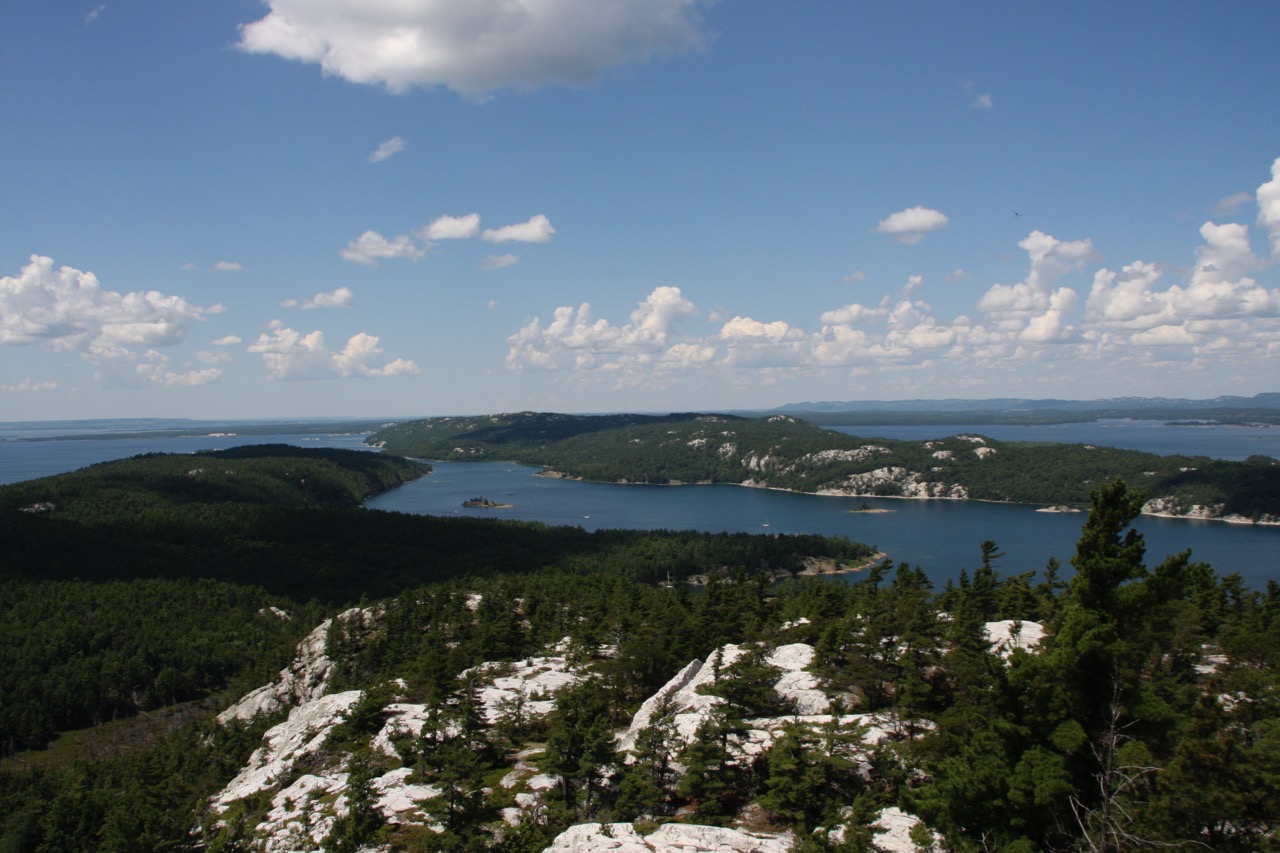 Casson Peak Looking West Toward Little Current - Photo by Cam Stevens